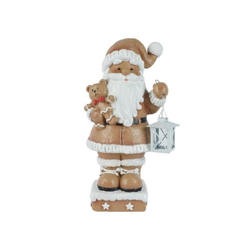 BABBO NATALE GLITTER LANTERNA H.47CM